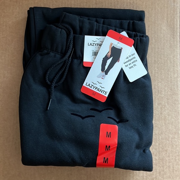 LazyPants Women's Full Length High Rise Fleece Jogger - Picture 2 of 7